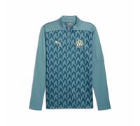 Haut d'entraînement 1/4 zip OM Prematch 2024/25 Bleu S Unisex