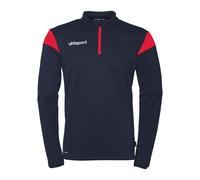 uhlsport Squad 27 1/4 Zip Top Football Maillot de Football à Manches Longues et Pull-Over de Sport de Coupe Unisexe