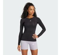 Adidas Techfit Long Sleeve T-shirt Noir L / Regular Femme