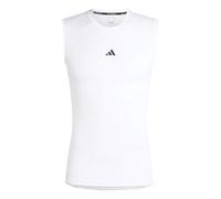 Adidas Techfit Compression Training Sleeveless T-shirt Blanc L / Regular Homme