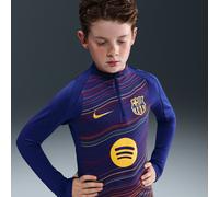 Haut d'entraînement de foot d'avant-match Nike Dri-FIT FC Barcelona Strike Domicile pour ado Deep Royal Blue/Deep Royal Blue/Noble Red/Midwest Gold XS