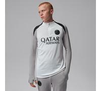 Haut d'entraînement de foot en maille Jordan Dri-FIT ADV Paris Saint-Germain Strike Elite Night Edition pour homme Blanc/Atmosphere Grey/Noir 3XL