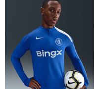 Haut d'entraînement de foot en maille Nike Dri-FIT Total 90 Chelsea FC Strike 3e tenue pour homme Game Royal/Field Silver/Field Silver XL