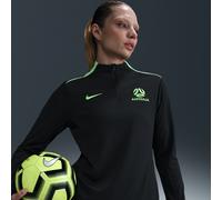 Haut d'entraînement de foot Nike Dri-FIT Australie Academy Pro pour femme Noir/Lime Blast/Lime Blast S (FR 38-40)