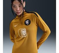 Haut d'entraînement de foot Nike Dri-FIT Pays-Bas Strike pour femme Bronzine/Noir/Blanc S (FR 38-40)