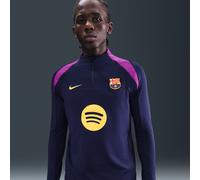 Haut d'entraînement de football Nike Dri-FIT FC Barcelona Strike pour Homme Imperial Purple/Vivid Purple/Midwest Gold XXL