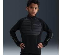 Haut d'entraînement de football Nike Therma-FIT Paris Saint-Germain Academy Winter Warrior pour ado Noir/Cargo Khaki/Cargo Khaki S