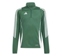 Adidas Tiro24 Half Zip Sweatshirt Vert 13-14 Years Enfants