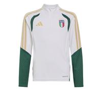 Adidas Italy 26/27 Tiro Training Junior Sweatshirt Blanc 9-10 Years Enfants