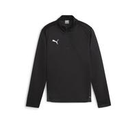 PUMA Teamgoal Training 1/4 Zip Jr Slim Fit Top Unisexe Noir/Blanc/Gris foncé 128, puma Noir/Blanc/Gris foncé, 128 cm