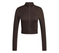 adidas Damen Workout Essentials Knit Zip Through Jacket, Aurora Coffee, L