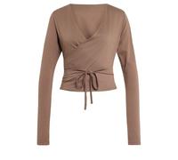 Adidas Haut d'entraînement femme Studio Soft 3 Stripes Marron 2XL