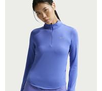 Nike Swift Half-Zip Maillot de course Femmes - bleu, argent, Taille M