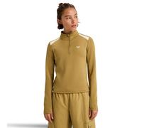 Roxy - Couche intermédiaire technique - Waves Of Warmth Tech Top Fennel Seed pour Femme - Taille L - Jaune Jaune L
