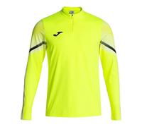 Joma Sweatshirt demi-zip Elite XI jaune fluo et noir L Homme