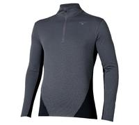 Mizuno Tech Thermal Charge Half Zip Long Sleeve T-shirt Gris S Homme