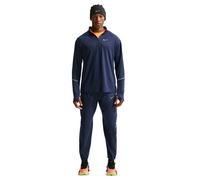 Nike Miler Maillot de course Hommes - bleu foncé, argent, Taille XXL