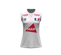 Haut d'entraînement sans manches femme France 2026/27 Blanc XL