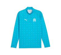 Haut d'entraînement Warm up 1/4 zip OM 2025/26 Bleu L