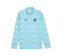 Haut d'entraînement Warm up 1/4 zip OM 2025/26 Bleu L Male