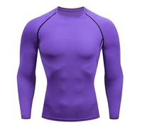Haut éLastique pour Homme - T-Shirt Homme Thermique Mens sous-VêTements Top DéTente Hauts Thermique Automne-Hiver Manches Longues Sweat Homme Chaud pour l'hiver