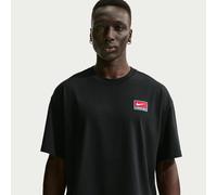 Haut en maille boxy à manches courtes Nike Life pour homme Noir S