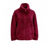 Haut en polaire pour femme - Veste pelucheuse avec fermeture éclair intégrale - Sweat à capuche surdimensionné en polaire avec pull d'hiver pour femme - Chaud et décontracté - Fermeture éclair douce