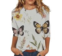 Haut Femme Chic et Elegant Ensemble Femme Chic Et Elegant Chemisier Blanc T Shirt Manches Longues Chemise Blanche Manche Courte Body De Randonnée Voile Ete 3/4 Longue