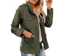 Haut Femme Grande Taille Lin - Veste Femme Mi Saison Chic Outwear Fin Sweat avec Fermeture Éclair Coat Couleur Pure Tops Manche Longue Sweatshirt avec Poches Hauts Décontracté Sweat Loose Coat