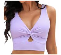 Haut Maillot De Bain Femme Brassiere Bandeau avec Armature Tankini Bikini pour Brassière Hauts Maillots Triangle Bustier Vintage Grande Taille Maillot'de Push Up Rembourré Grossesse Menstruel Haute