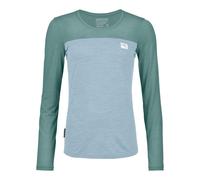 Haut manches longues ORTOVOX 150 COOL LOGO LS W (arctic grey) Femme S