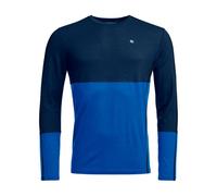 Haut manches longues ORTOVOX 185 ROCK'N'WOOL LONG SLEEVE M (deep ocean) homme S