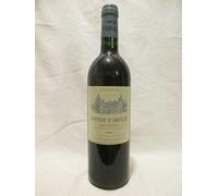 haut-médoc château d'arvigny cru bourgeois rouge 1993 - bordeaux france