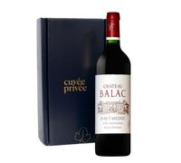 Haut Médoc Cru Bourgeois - Château Balac - Vin rouge 2020 - Dégustation merlot-dominante - Coffret raffiné pour amateurs de Bordeaux