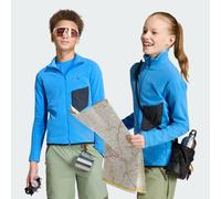 Haut molleton zip intégral Terrex Kids Multi Ray Blue 13-14A