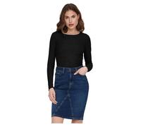 Haut - ONLY - Onlemma L-S O-Neck - Manches longues - Coupe ajustée - Noir L