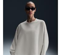 Haut oversize à col ras-du-cou Dri-FIT Nike 24.7 ImpossiblySoft pour femme Light Orewood Brown/Light Iron Ore XXL (FR 54-56)