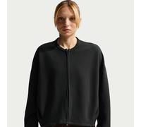 Haut oversize à col ras-du-cou et à zip Dri-FIT Nike 24.7 ImpossiblySoft pour femme Noir/Noir/Dark Smoke Grey XL (FR 50-52)