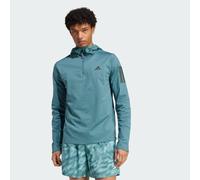 adidas - Own The Run Winterized Hooded Half-Zip - Veste de running - M - preloved teal