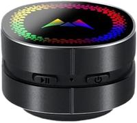 Haut-Parleur À Conduction Osseuse Mini Son Stéréo Sans Haut-Parleur À Conduction Osseuse Led Lumière Colorée 1 Ensemble Noir