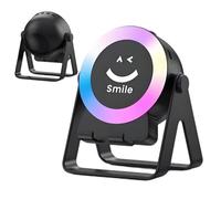 Haut-Parleur à Induction Enceinte Compacte pour Extérieur | Lecteur Audio avec Lumière RGB 4 en 1 pour Maison Bureau Restaurant Magasin Événements