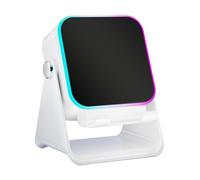 Haut-parleur à induction - Lumière pliable Audio Station, support pour téléphone portable, haut-parleur de 10 W, lecteur de musique sans fil | Design compact et pliable Son de haute qualité