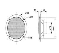 Visaton Haut-parleur à large bande FR16WP – Noir