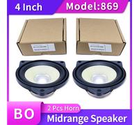 Haut-Parleur À Mi-Hauteur 4 Pouces,Pour Bmw E60 E61 E63 E64 E65 E66 F07 F01 F02 F03 X3 E83 X5 E70 X6 E71 E72 3 5 7 Series - Type 2-Bo-Midhorn-869-12v