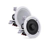 Pyle Paire d'Enceintes à Montage Encastré 2 Voies - Système d’Enceinte Encastrable Plafond/Murale - Connexions à Ressort-Cône en Polypropylène - Son Stéréo 200 Watts