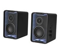 Edifier QR30 Haut-Parleur du Bureau Actif avec Bluetooth V5.4, Effets Lumineux dynamiques - 30 Watts RMS - Noir