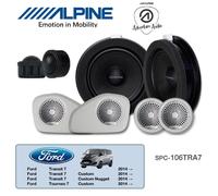 Haut-parleur Alpine SPC-106TRA7 compatible avec Ford Transit 7 Custom 2014 ->