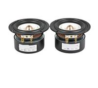 Haut-Parleur Audio Portable de 3 Pouces, 2 pièces, 4, 8 Ohm, 15W, Gamme complète, Basse HiFi, Altavoz, système sonore for Home cinéma(Round 4Ohm 15W)