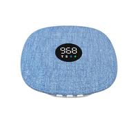 Haut-parleur B sans fil à conduction osseuse | Lecteur de musique avec coussin supérieur et inférieur | Minuterie réglable, bruit blanc intégré, design ultra fin P