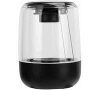 Haut-Parleur Bluetooth 5.4, Réduction Du Bruit Du Haut-Parleur Sans Fil Caisson De Basses Stéréo Hifi Avec Lumière Led, Son Surround 360 °, Microphone Hd Intégré(Noir)